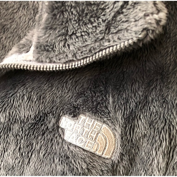 The North Face|Mid grey Osito Jacket,fuzzy Teddy style in charcoal,small logo••• - Picture 6 of 14